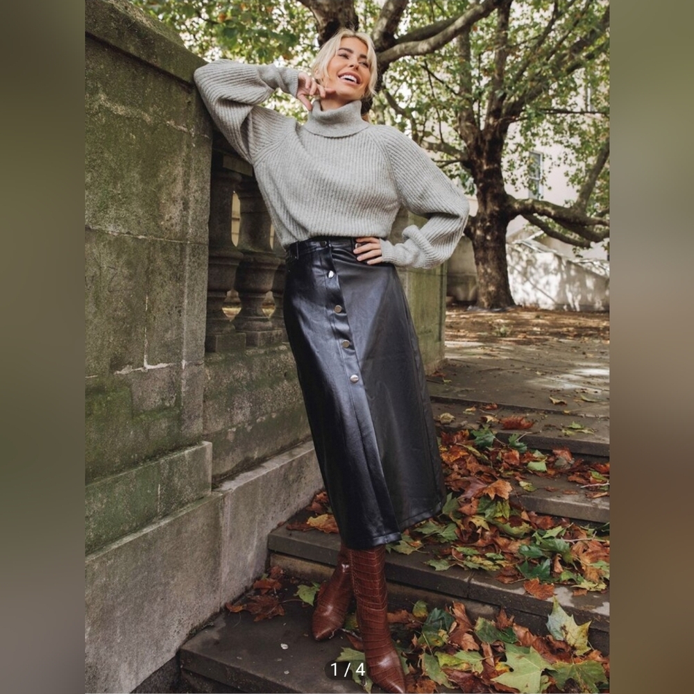 ⚠️3 For 30!! Midi Leather Skirt